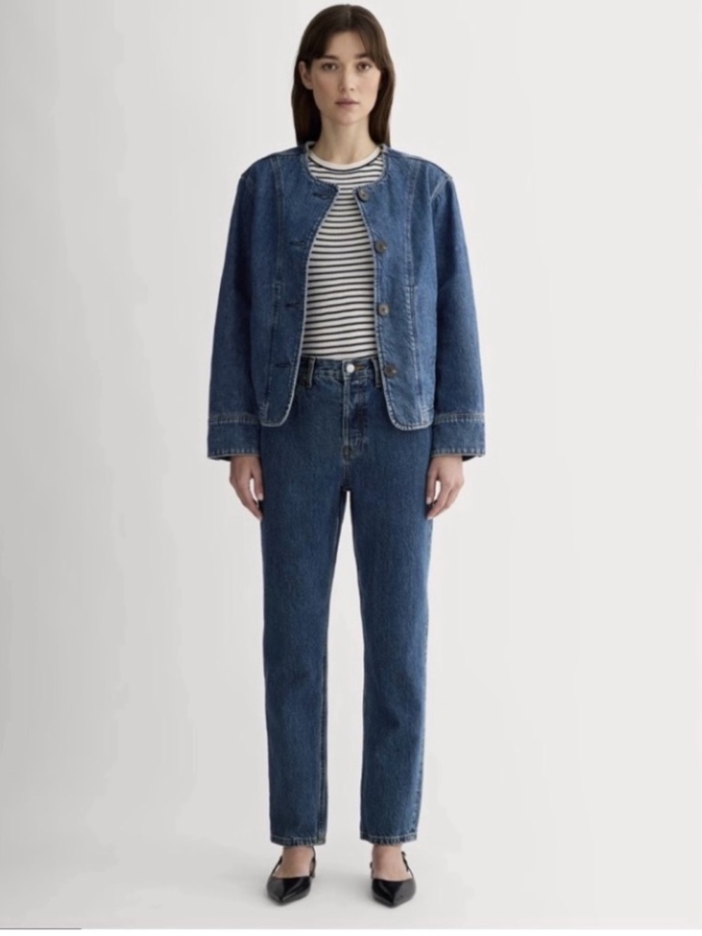 Everlane 90's cheeky jean 100% organic cotton size 25 regular